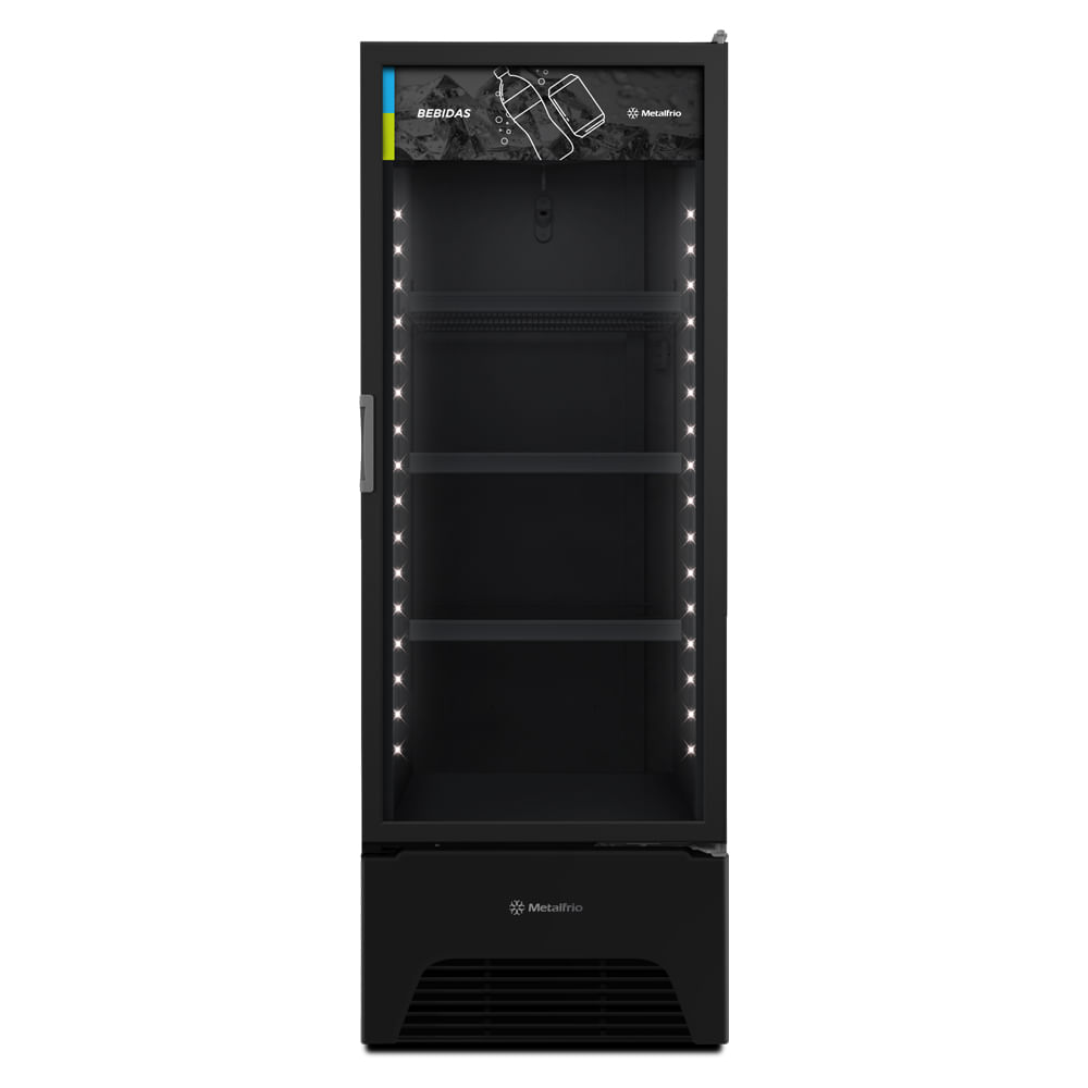 Refrigerador expositor VB40 All Black 403L - Metalfrio
