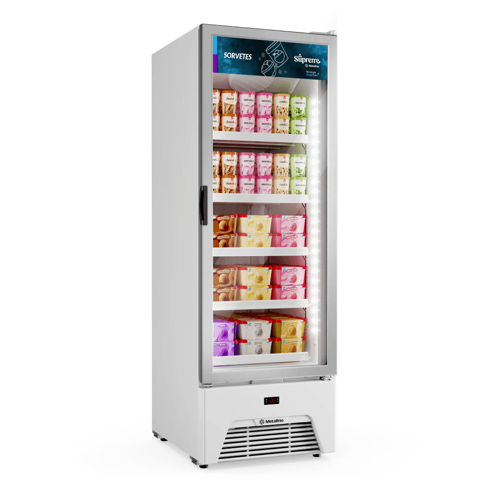 Expositor Vertical Frost Free VF50 Optima 581L - Metalfrio